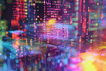 a scene focused on the art of code editing, where a fragment of source code on a computer screen is captured in exquisite detail, surrounded by a soft, blurred background of digital tex