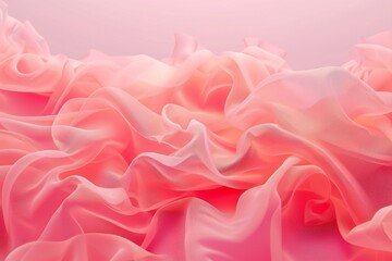 Close Up of Pink Fabric on Pink Background