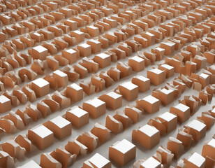 Fototapeta premium Stand out from the crowd, Individuality Concept