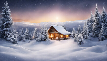 beautiful winter magic, magical christmas season
 - Powered by Adobe