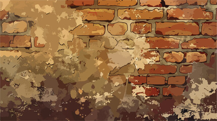 Old rustic wall Vector style vector design illustration