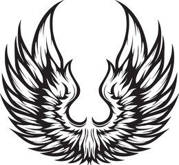 black wings icons