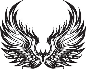 black wings icons