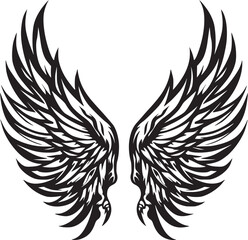 black wings icons