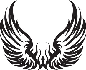 black wings icons