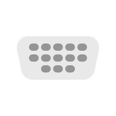 Editable vector vga cable port icon. Part of a big icon set family. Perfect for web and app interfaces, presentations, infographics, etc