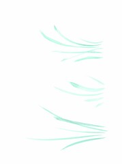 草の水彩画素材