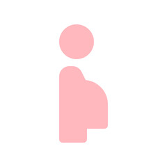 Editable pregnant woman priority seat vector icon. Part of a big icon set family. Perfect for web and app interfaces, presentations, infographics, etc