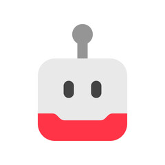 Editable robot head vector icon. Part of a big icon set family. Perfect for web and app interfaces, presentations, infographics, etc