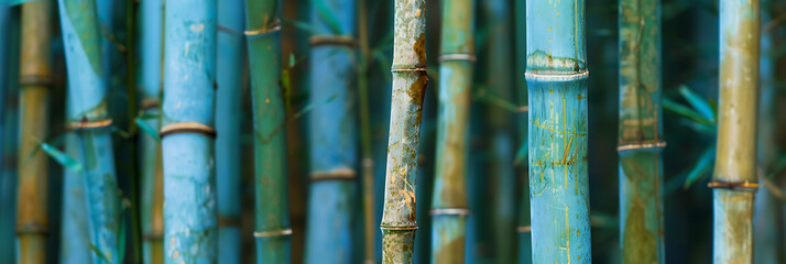 Fototapeta premium Bamboo forest, the denseness of nature valuable resource