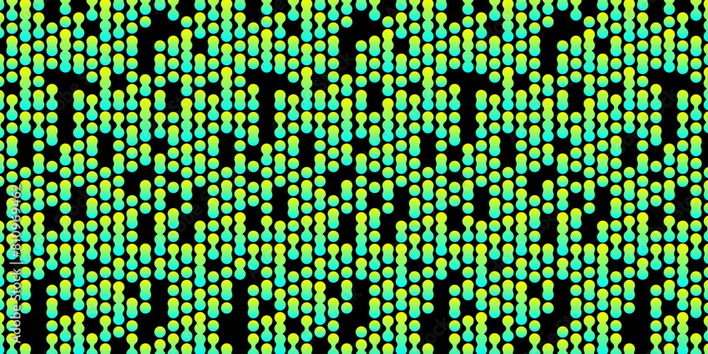 Poster modern abstract background with liquid elements pattern. rounded halftone transition lines. vector e