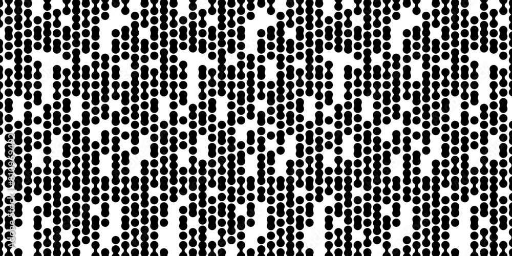 Poster modern abstract background with liquid elements pattern. rounded halftone transition lines. vector e