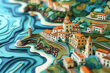 Amalfi Coast a paper cut masterpiece with serpentine roads and picturesque villages the essence of Italys coastline