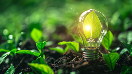 Eco-friendly innovation lighting the way with nature