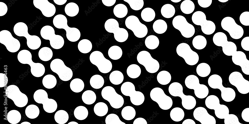 Poster modern abstract background with liquid elements pattern. rounded halftone transition lines. vector e