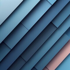 Obraz premium Blue and pink geometric shapes.