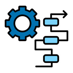 Obraz premium Dependency Management Icon