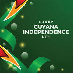 Guyana Independence day design illustration collection