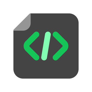 Editable vector html css file icon. Part of a big icon set family. Perfect for web and app interfaces, presentations, infographics, etc