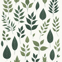 summer leaves pattern background