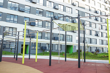 Outdoor Playground in Urban Residential Area