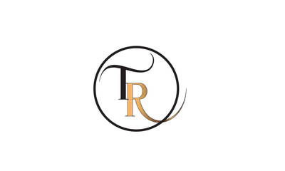 TR, RT, R, T Abstract Letters Logo Monogram	