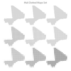 Mali dotted map