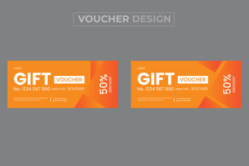 Special gift voucher design template