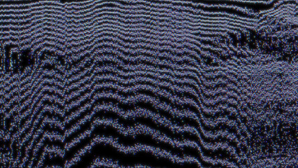 Glitch noise static television VFX. Visual video effects stripes background, CRT tv screen no signal glitch effect