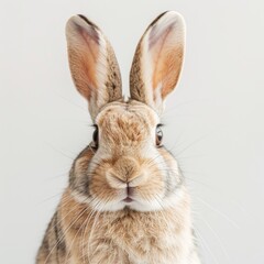 Obraz premium Image of rabbit isolated on white background.