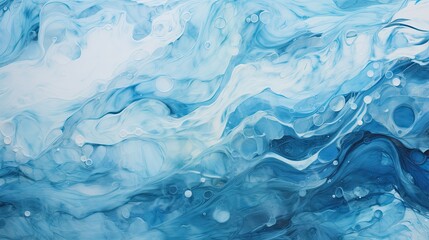 swirling waves in a pool of water creating abstract patterns