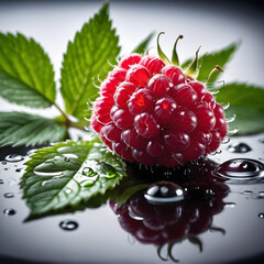blackberry in water