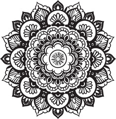 Mandala ornament illustration