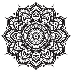 Mandala ornament illustration