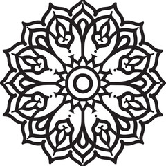 Mandala ornament illustration