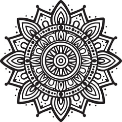Mandala ornament illustration