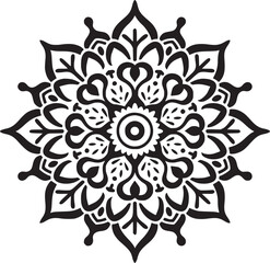Mandala ornament illustration