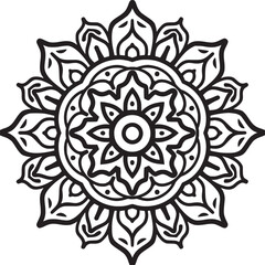 Mandala ornament illustration