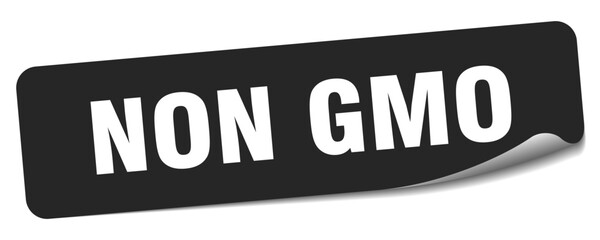 non gmo sticker. non gmo label