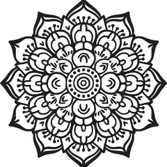 Mandala ornament illustration