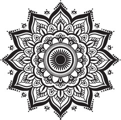 Mandala ornament illustration