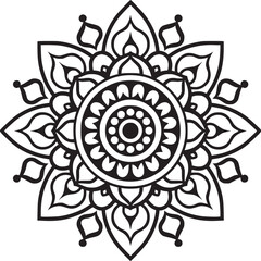 Mandala ornament illustration