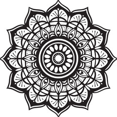 Mandala ornament illustration
