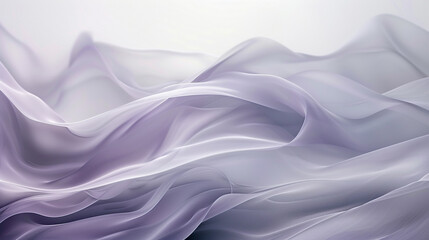 Fototapeta premium A tranquil and soothing interaction of pale gray and soft violet waves, merging in a peaceful and calming manner that suggests the quiet beauty of dusk.