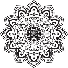 Mandala ornament illustration