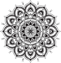 Mandala ornament illustration