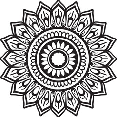 Mandala ornament illustration