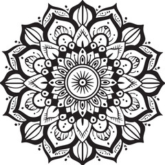 Mandala ornament illustration