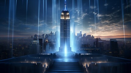 A magical interpretation of the Empire State Building