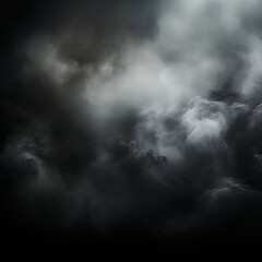 Fototapeta premium Monochrome Vista of Ominous Cloud Formations Portending a Storm